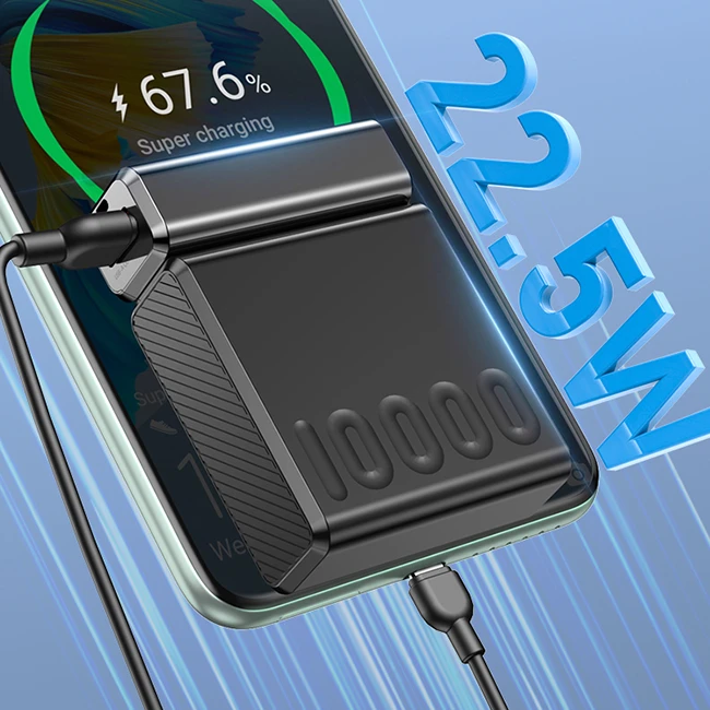 Power Bank With Retractable Cable high quality